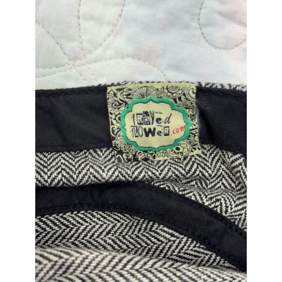 Women’s flower Bling hat with hook/loop back - Picture 3 of 6